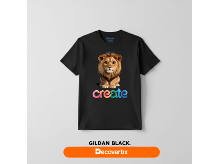 Camisetas GILDAN Tipo T 100% Algodon en Blanco y Negro:: Personalizable