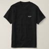 T-shirt Negro basic tee personalizado
