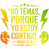 Digital colorfull stencil-style PDF displays the phrase “"No temas, porque yo estoy contigo."