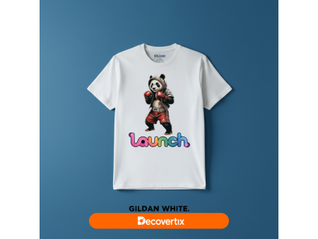 Camisetas GILDAN Tipo T 100% Algodon en Blanco y Negro:: Personalizable